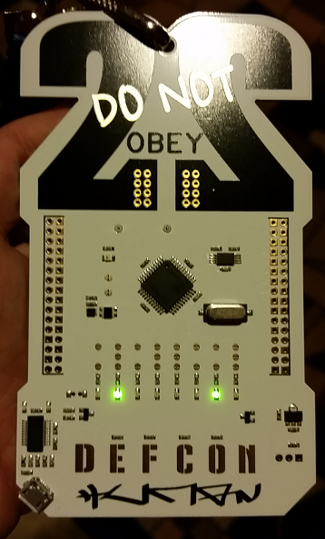 DEFCON 22 badge